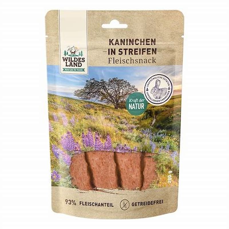 Wildes Land Recompense pentru caini strips din carne de pui 200 g - detalii ambalaj