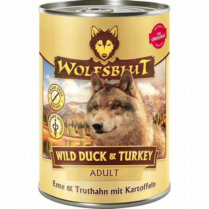 [WB784462] Wolfsblut Adult Wild Duck & Turkey Nassfutter - detalii ambalaj