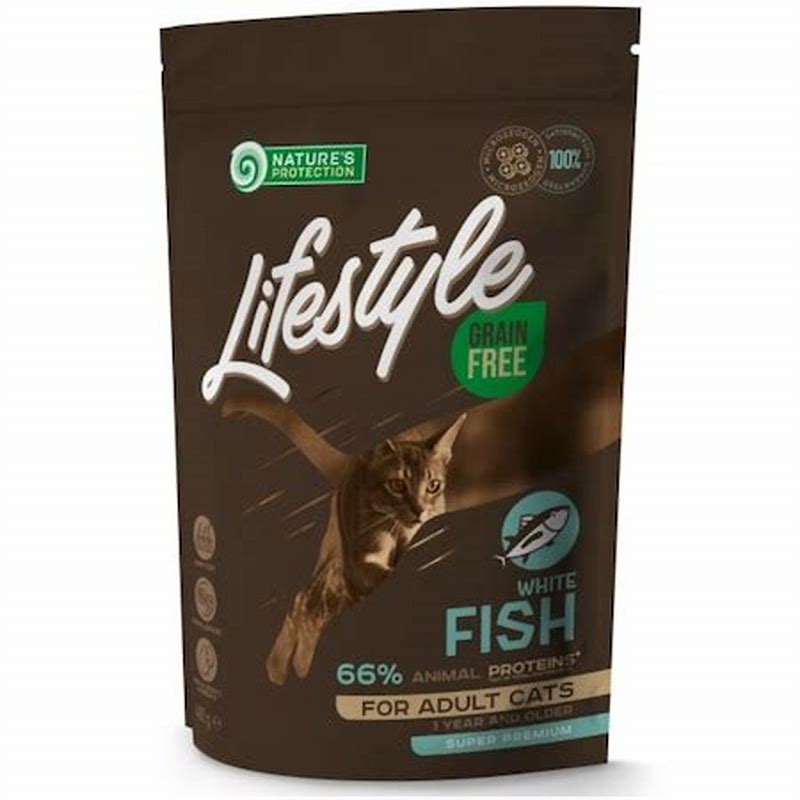 Nature's Protection Lifestyle White fish hrana uscata pentru pisici 400 g - imagine produs