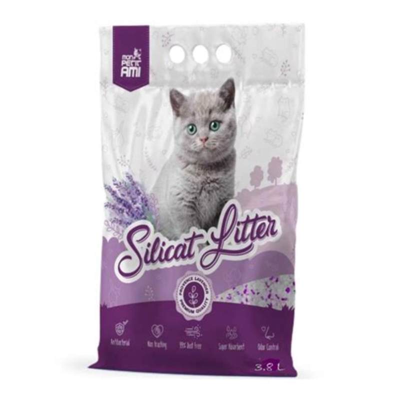 Mon Petit Ami Nisip Silicat Lavanda 3.8 L - detalii ambalaj