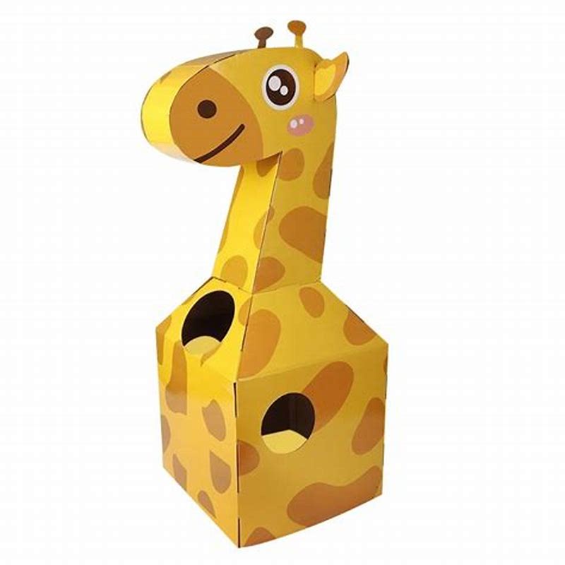 Leopet carton pentru zgariat girafa - imagine produs