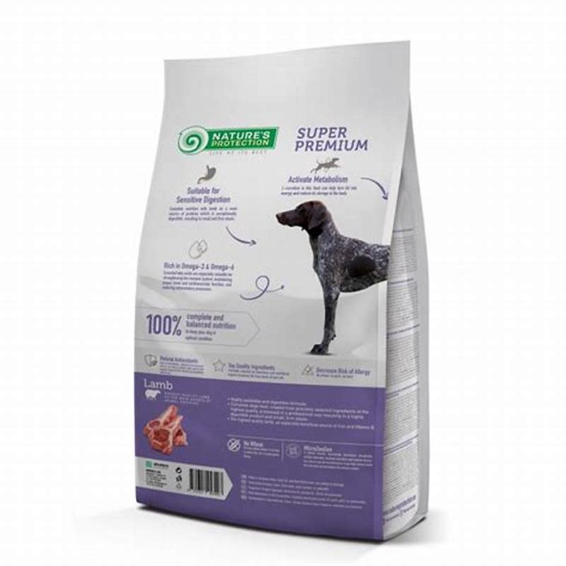 Nature's Protection Junior hrana uscata pentru caini cu miel 2 kg - detalii ambalaj