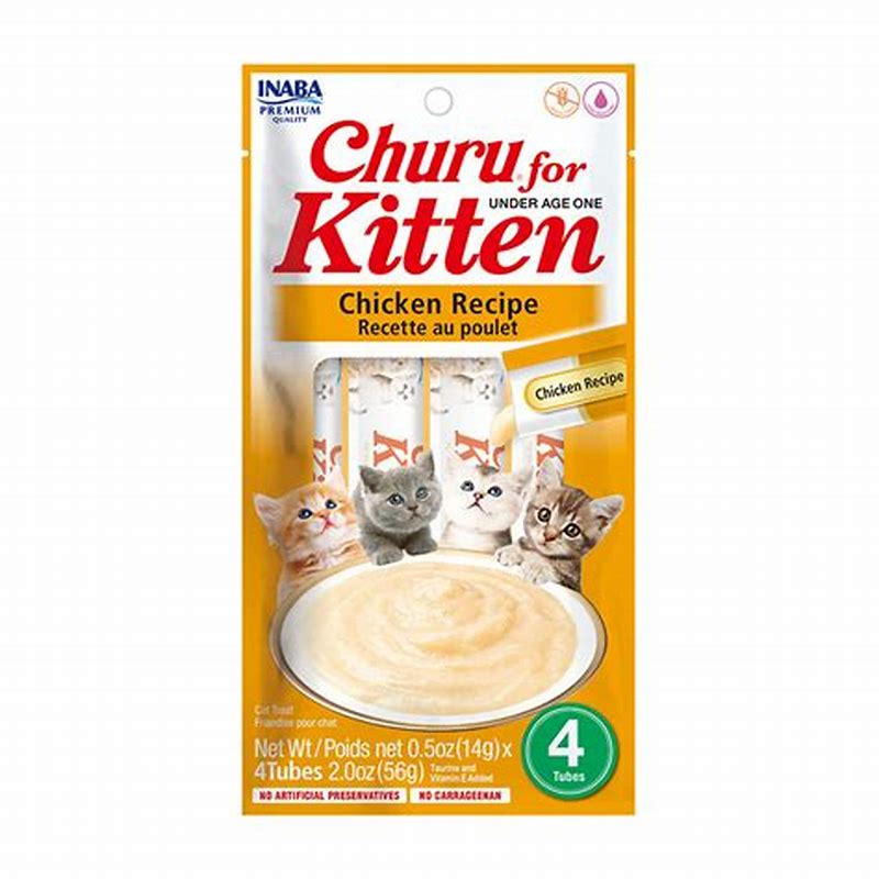 Churu Cat Fun Kitten Chicken Recipe 14 Gr X 4 - imagine produs