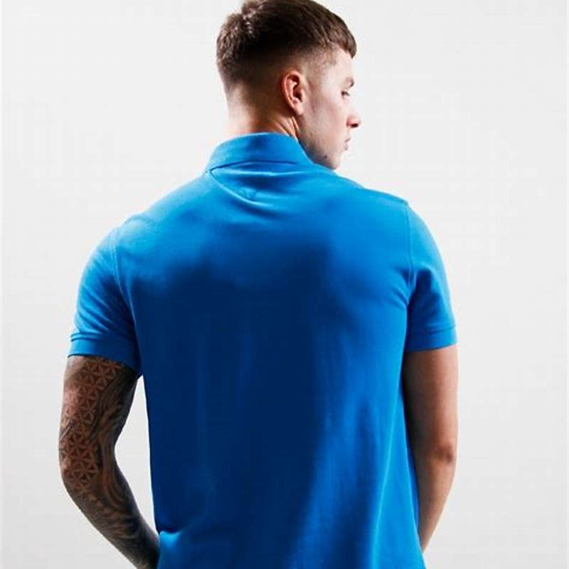 Polo flag shocking blue S - detalii ambalaj