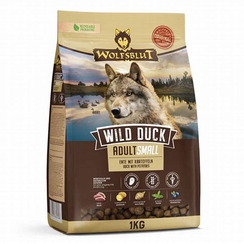 Wolfsblut Wild Duck Adult Small Breed 1kg - imagine produs