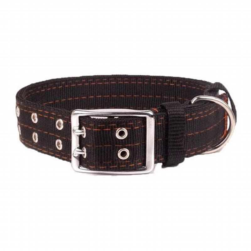 Gloria zgarda nylon ajustabila 27-37 cm nylon negru - imagine produs