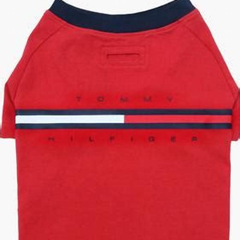 Tommy Hilfiger DOG CORE lesa Red/ Navy S - imagine produs