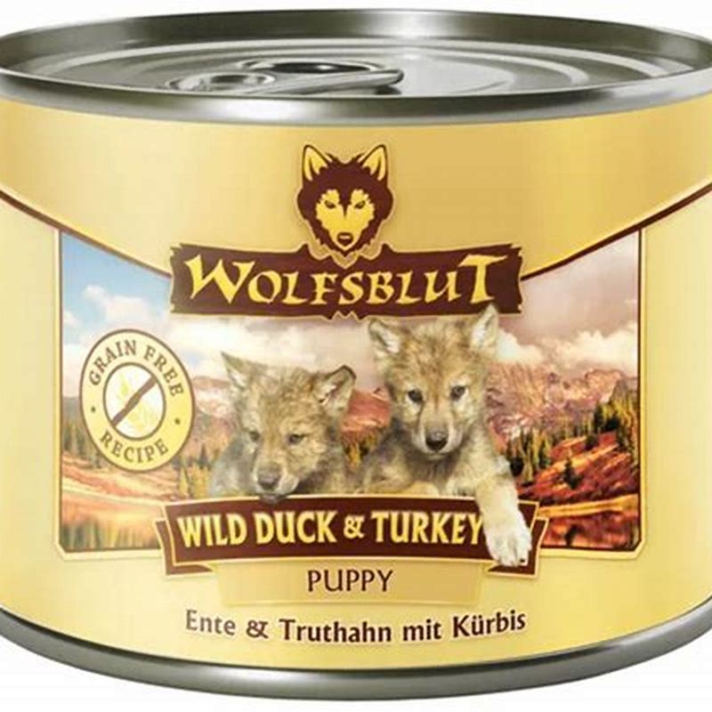 Wolfsblut hrana umeda Puppy Wilde Duck din carne de rata 200 g - imagine produs