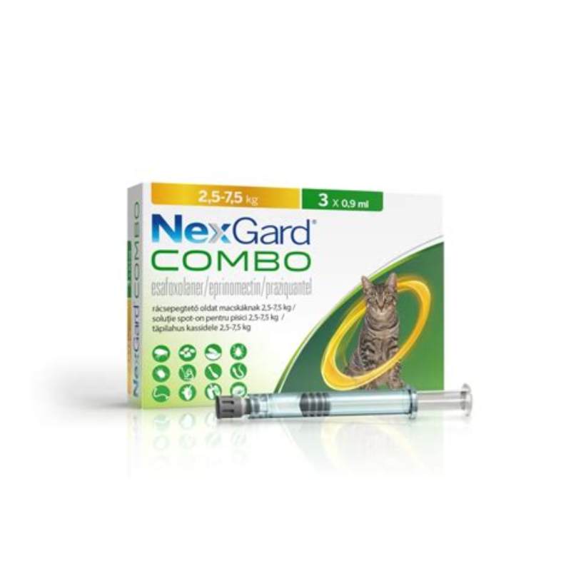 NexGard Combo pisici 2.5-7.5 kg - imagine produs