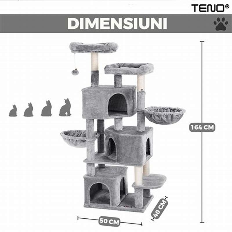 Ansamblu tokyo metropolitan pentru pisici 50x40x76.5 cm - detalii ambalaj