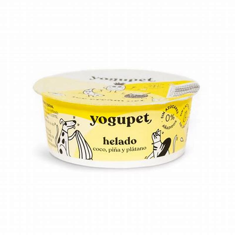 YOGUPET ice cream cocos, ananas si banana 110 g - detalii ambalaj