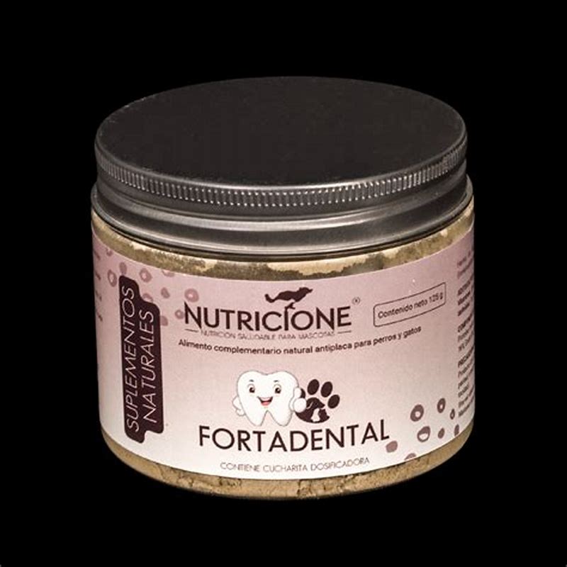 Nutricione FORTADENTAL SUPLIMENT NATURAL 125g Îngrijire buco-dentară Pentru Câini și Pisici - vedere frontală