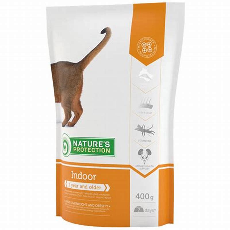 NATURES PROTECTION Cat Indoor Poultry 400g - vedere frontală