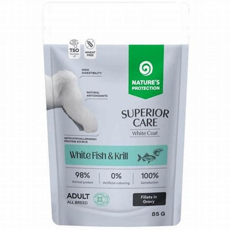 Nature's Protection Superior Care White dog fish& krill 85 g - imagine produs