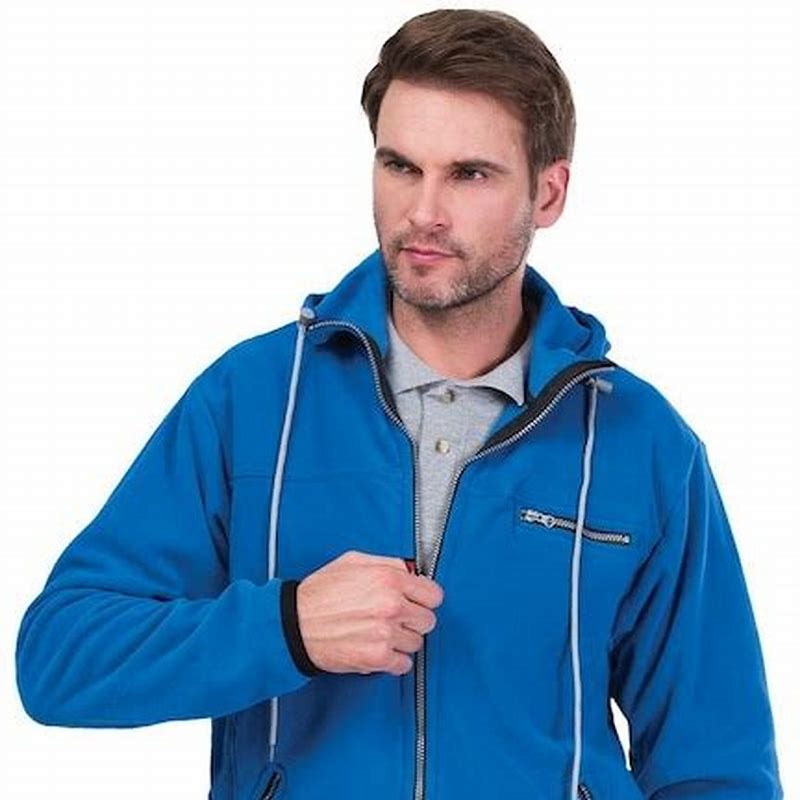 Hanorac fleece albastru S - imagine produs