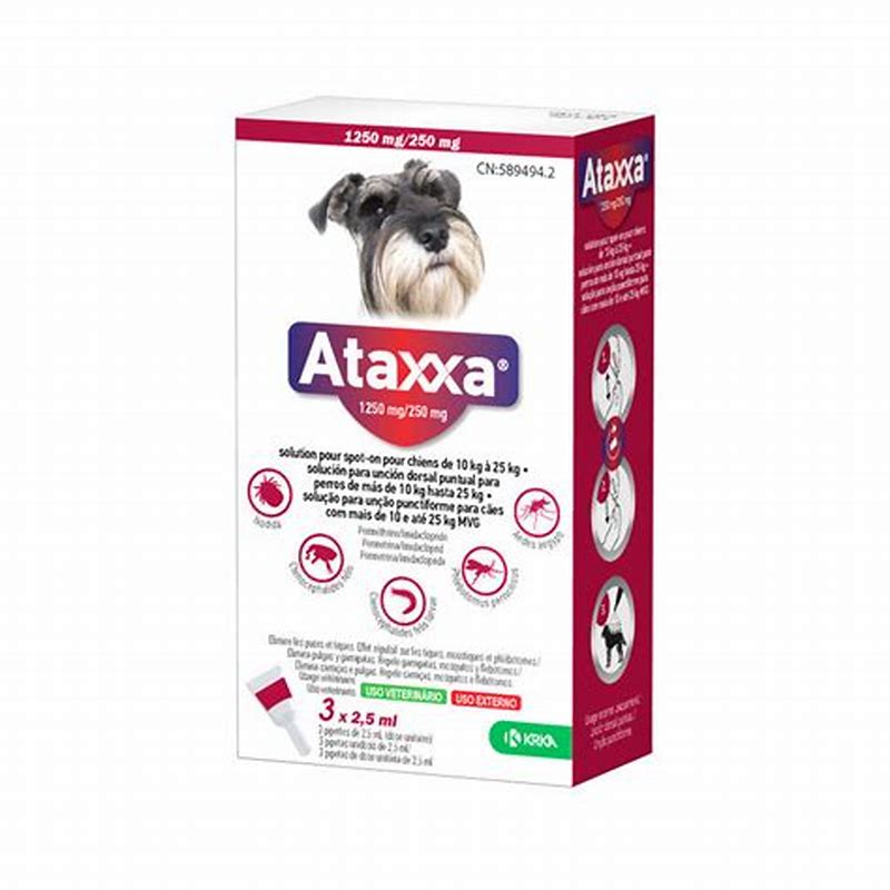 Ataxxa 250 (10-25 kg) x 3 pipete - detalii ambalaj
