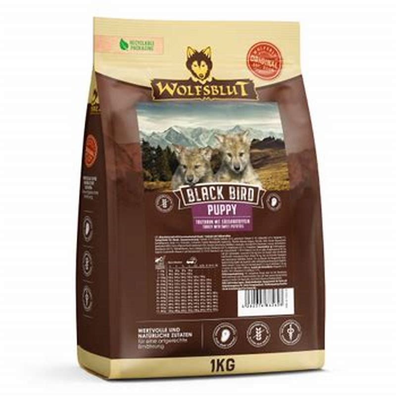 Wolfsblut Black Bird Puppy 1 kg - imagine produs