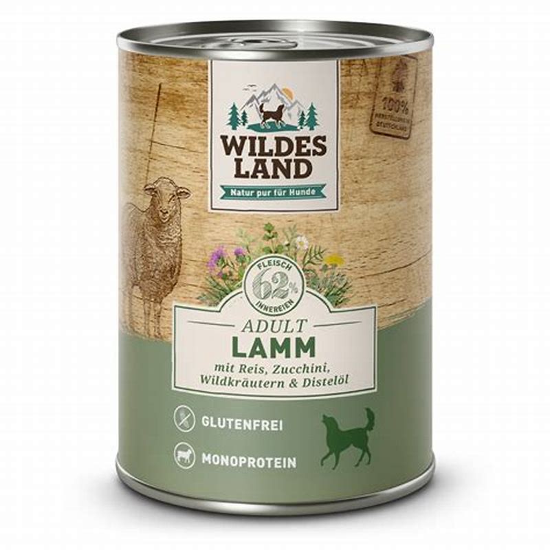 Wildes Land hrana umeda pentru caini adulti cu miel si orez 800 g - imagine produs