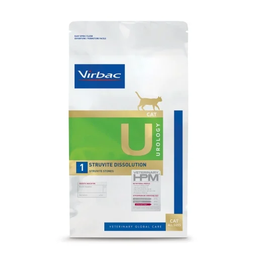Virbac HPM U1 Urology Struvite Dissolution pisici 1.5kg