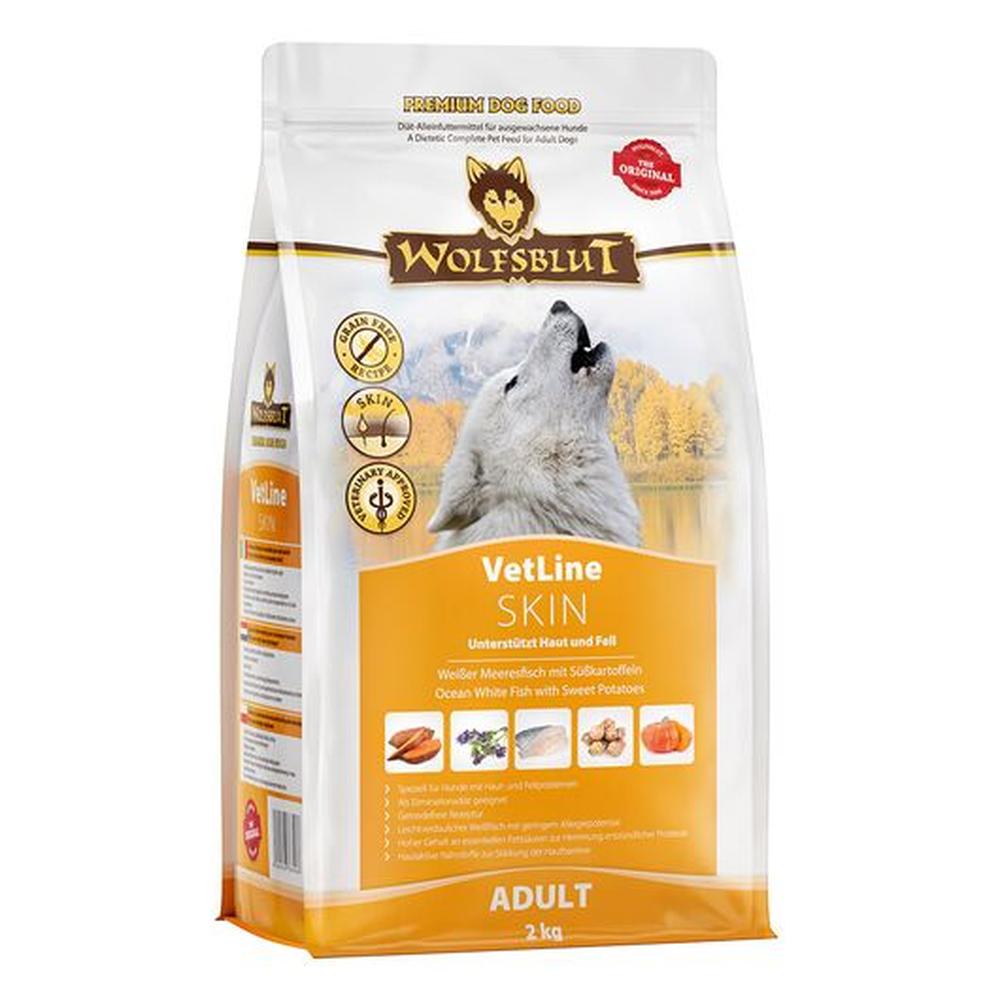 Wolfsblut Skin & Coat 2 kg – Dietă Veterinară pentru Piele Sensibilă & Blană | Eliminare Alergeni | Pește Alb, Omega-3, Biotină & Zinc