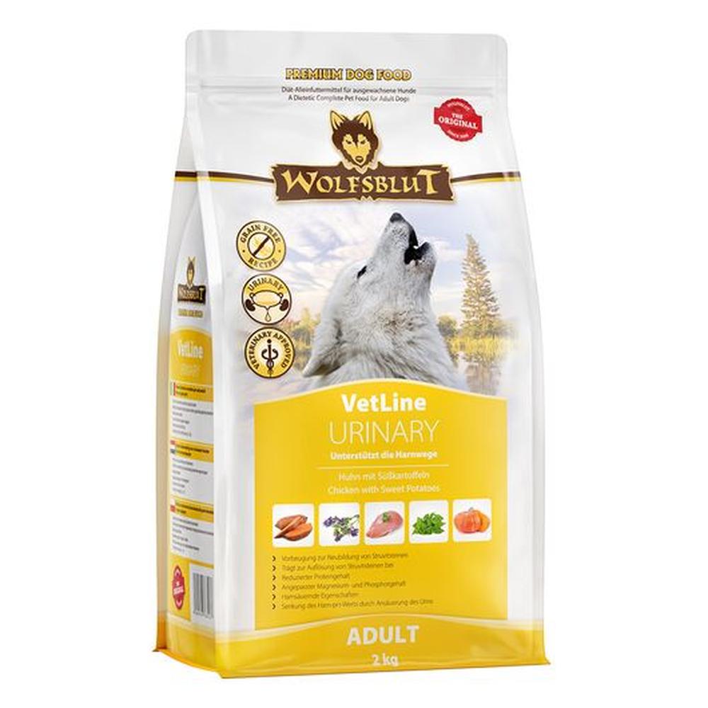 Wolfsblut Urinary 2 kg – Dietă Veterinară pentru Dizolvarea Pietrelor de Struvit | pH Control 6.2–6.5 | Pui & Cartof Dulce | Susține Tractul Urinar