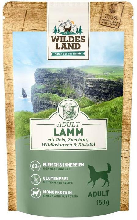 Wildes Land Hrana umeda pentru caini cu miel 150 g