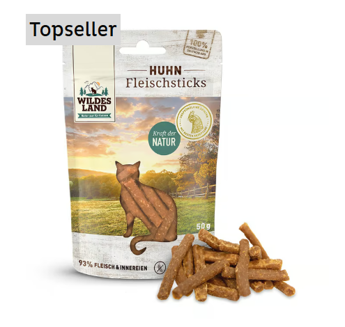 Wildes Land Softsnack cu carne de pui 70 g