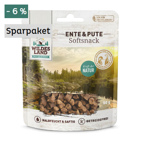 Wildes Land Recompense soft cu rata si curcan 50 g